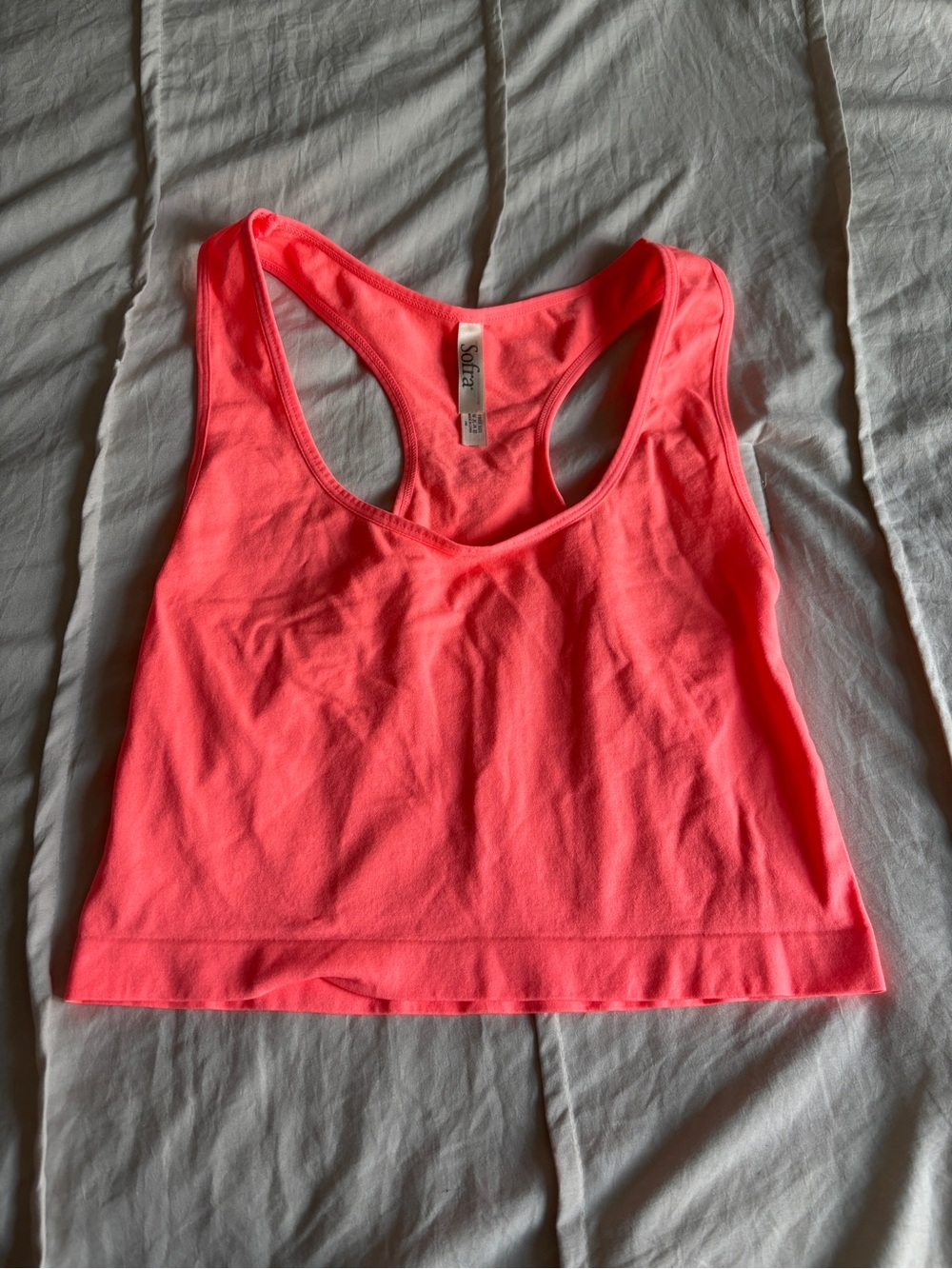 Pink Sofra Super Stretchy Tank